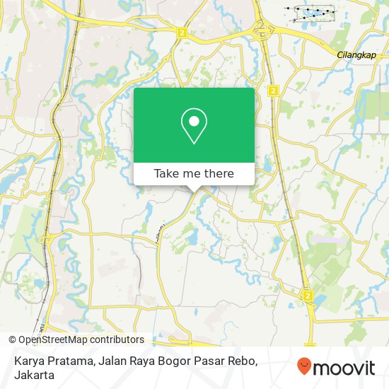 Karya Pratama, Jalan Raya Bogor Pasar Rebo map