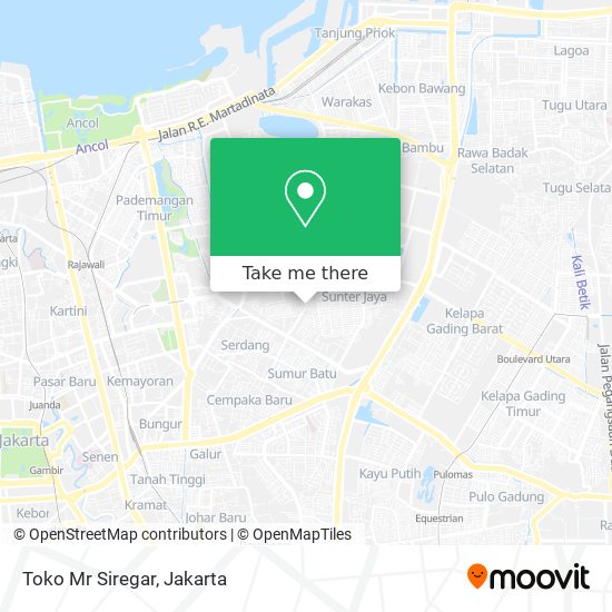 Toko Mr Siregar map