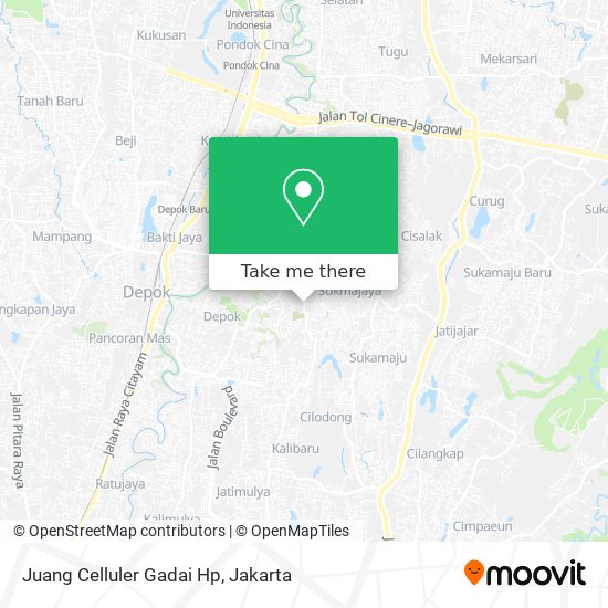 Juang Celluler Gadai Hp map