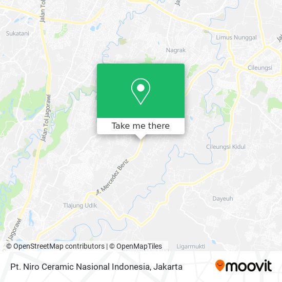 Pt. Niro Ceramic Nasional Indonesia map