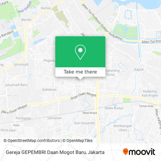 Gereja GEPEMBRI Daan Mogot Baru map