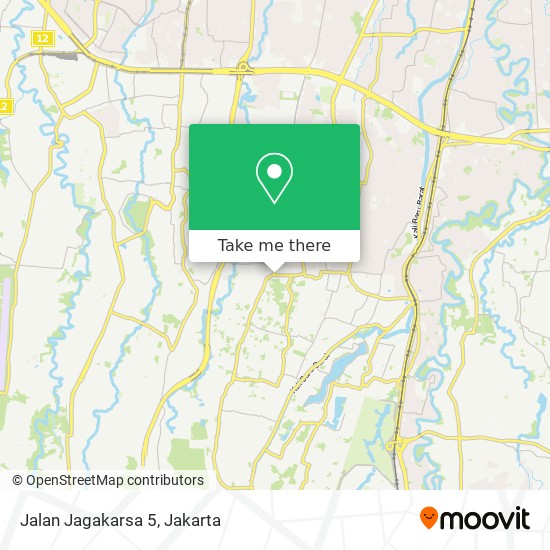 Jalan Jagakarsa 5 map