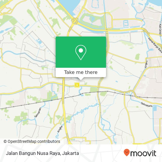 Jalan Bangun Nusa Raya, Cengkareng map