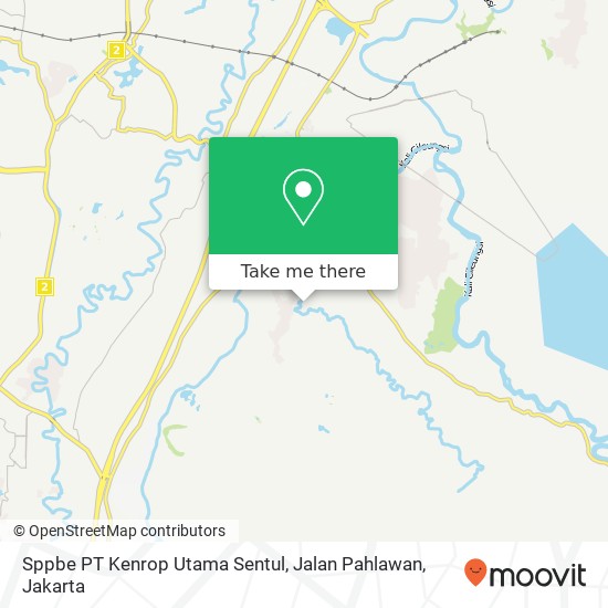 Sppbe PT Kenrop Utama Sentul, Jalan Pahlawan map