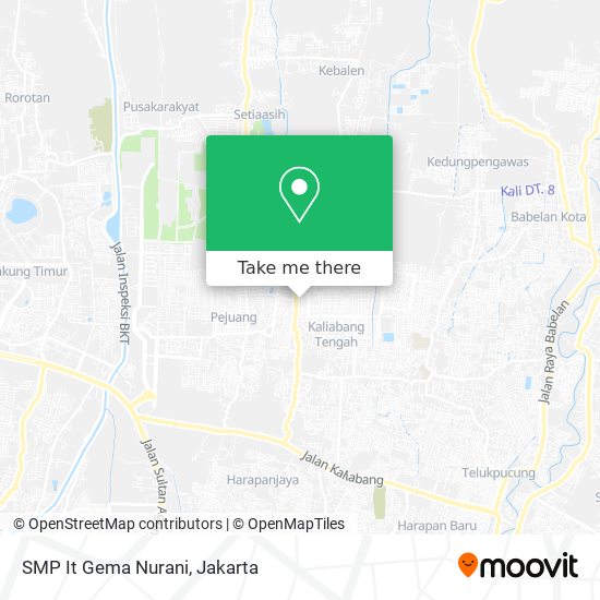 SMP It Gema Nurani map