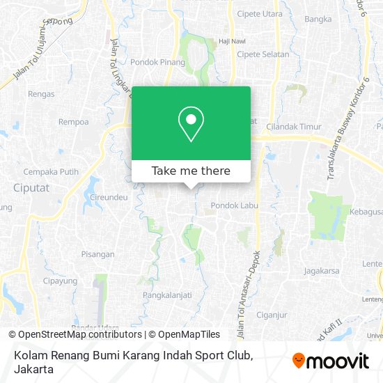 Kolam Renang Bumi Karang Indah Sport Club map