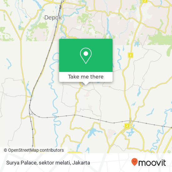Surya Palace, sektor melati map