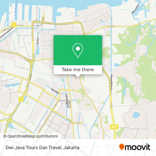 Dwi Java Tours Dan Travel map