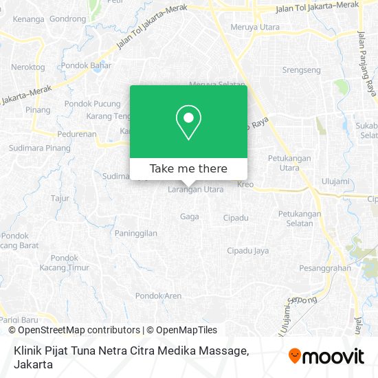 Klinik Pijat Tuna Netra Citra Medika Massage map