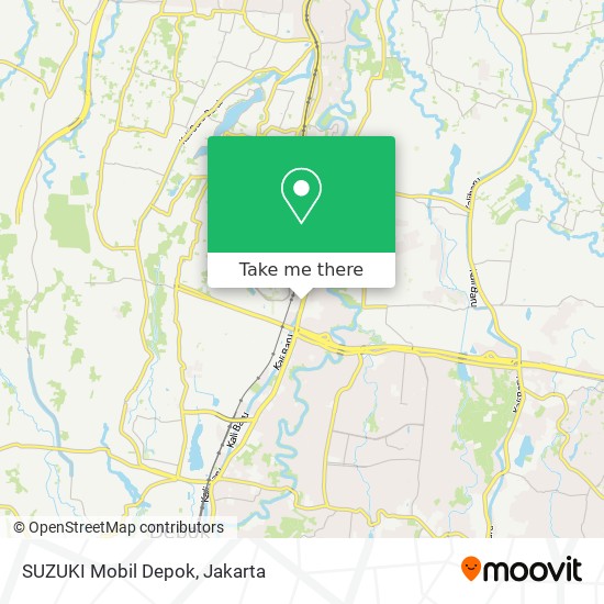 SUZUKI Mobil Depok map