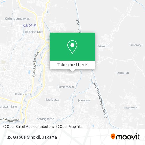 Kp. Gabus Singkil map