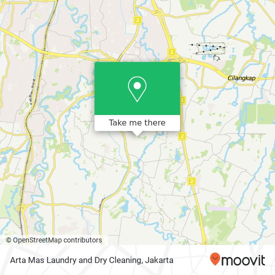 Arta Mas Laundry and Dry Cleaning map