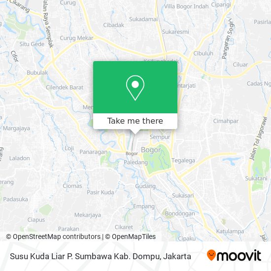 Susu Kuda Liar P. Sumbawa Kab. Dompu map