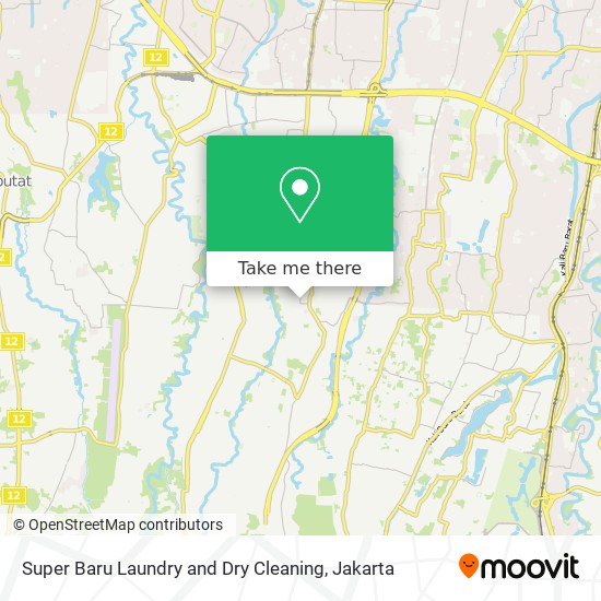 Super Baru Laundry and Dry Cleaning map