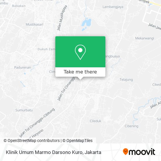 Klinik Umum Marmo Darsono Kuro map