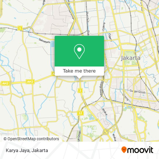 Karya Jaya map