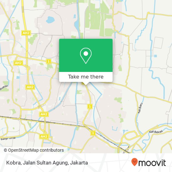 Kobra, Jalan Sultan Agung map