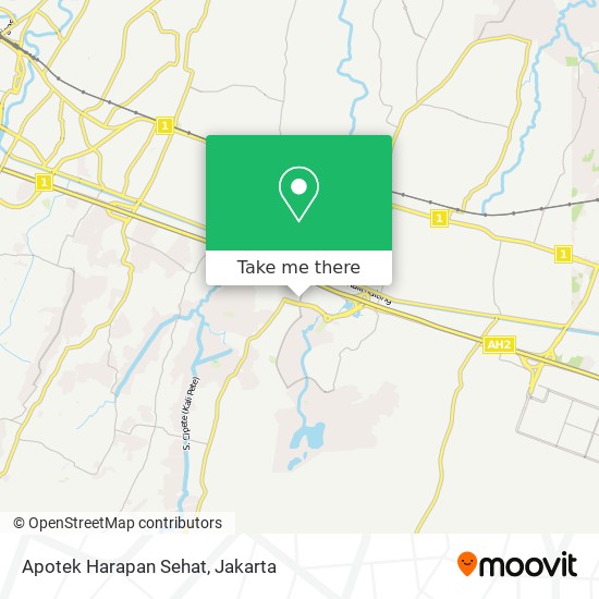 Apotek Harapan Sehat map