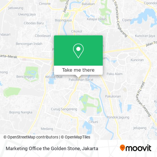 Marketing Office the Golden Stone map