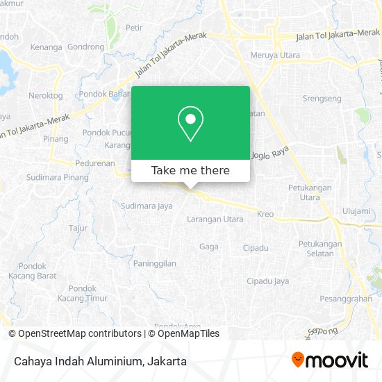 Cahaya Indah Aluminium map