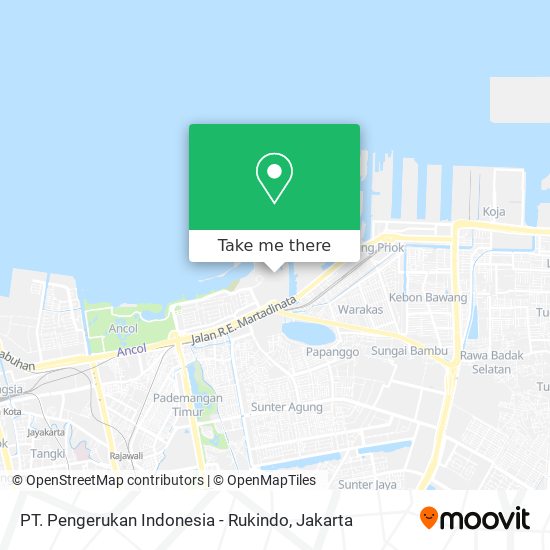 PT. Pengerukan Indonesia - Rukindo map