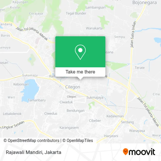 Rajawali Mandiri map