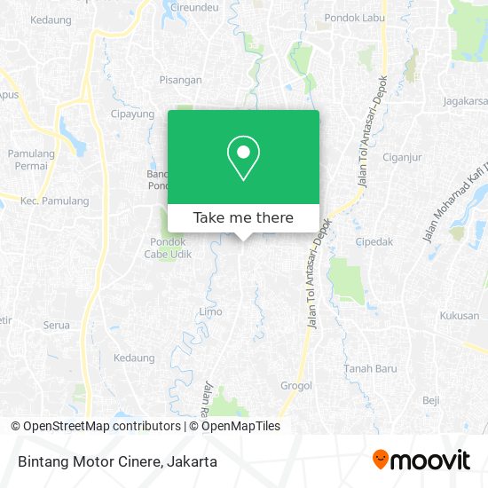 Bintang Motor Cinere map