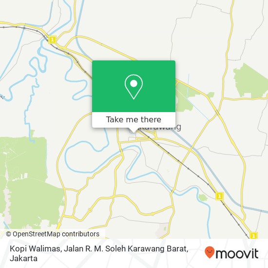 Kopi Walimas, Jalan R. M. Soleh Karawang Barat map