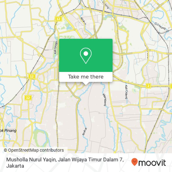 Musholla Nurul Yaqin, Jalan Wijaya Timur Dalam 7 map