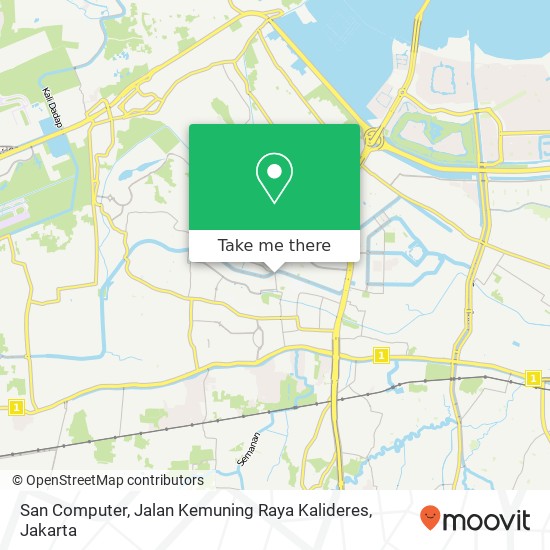 San Computer, Jalan Kemuning Raya Kalideres map