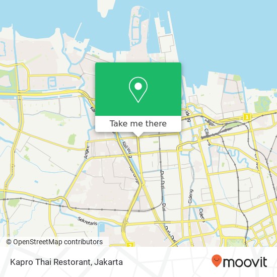 Kapro Thai Restorant, Jalan Jembatan Tiga map