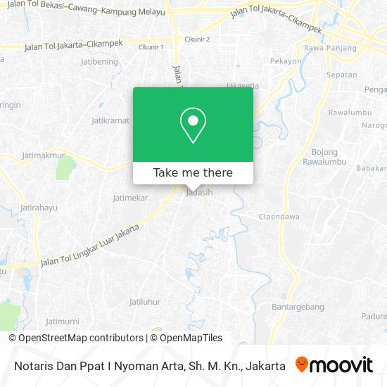 Notaris Dan Ppat I Nyoman Arta, Sh. M. Kn. map