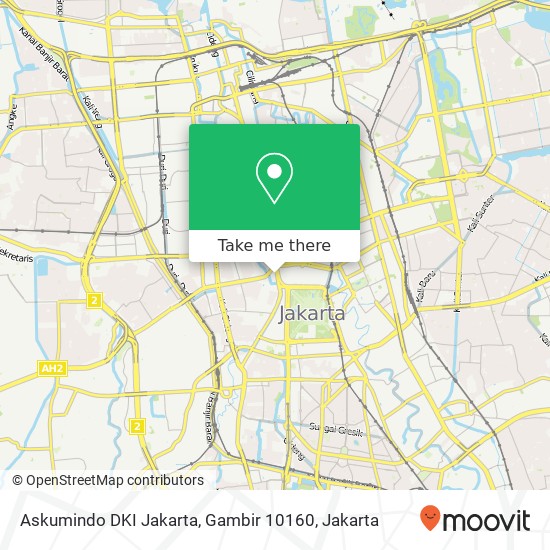 Askumindo DKI Jakarta, Gambir 10160 map