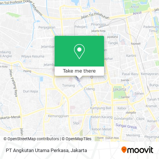 PT Angkutan Utama Perkasa map