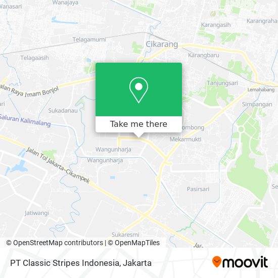 PT Classic Stripes Indonesia map