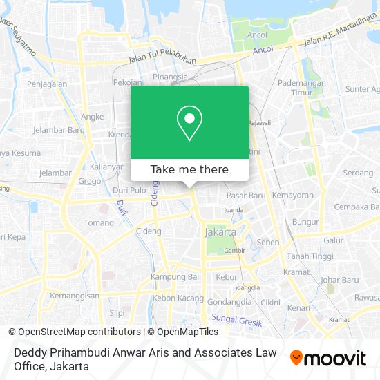 Deddy Prihambudi Anwar Aris and Associates Law Office map