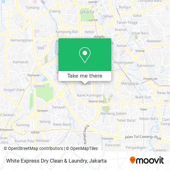 White Express Dry Clean & Laundry map