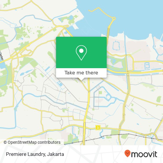 Premiere Laundry, Jalan Kramat Jati Cengkareng map