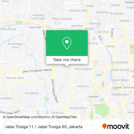Jalan Tosiga 11 / Jalan Tosiga XII map