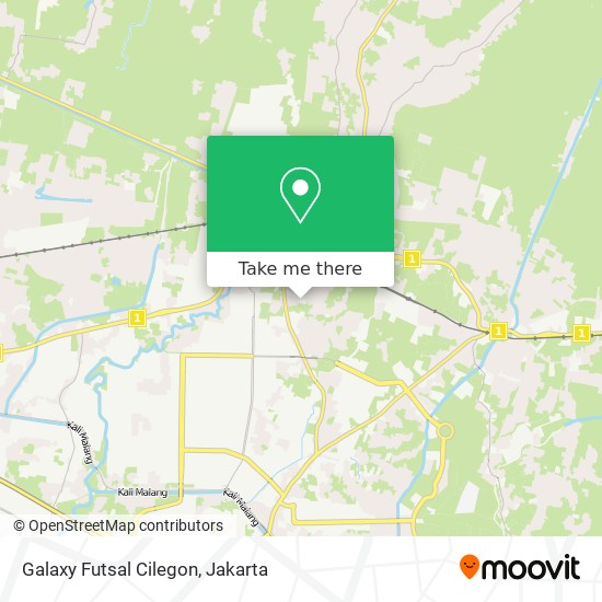 Galaxy Futsal Cilegon map