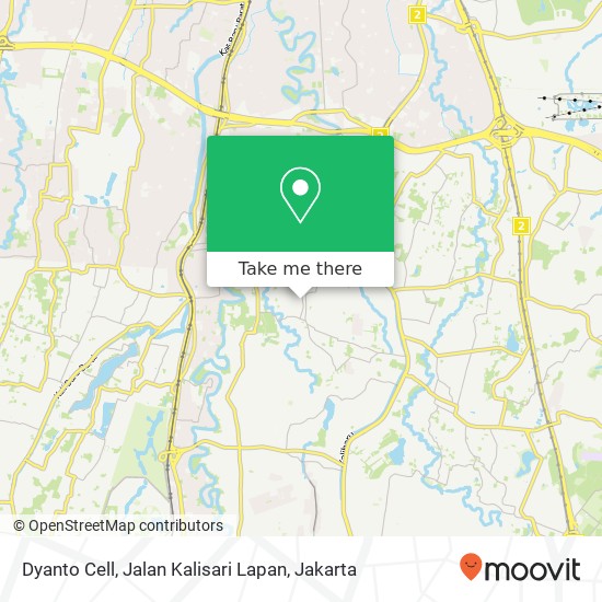 Dyanto Cell, Jalan Kalisari Lapan map