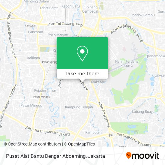 Pusat Alat Bantu Dengar Aboeming map