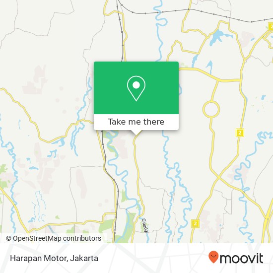 Harapan Motor, Jalan Raya Pemda Kedung Halang map