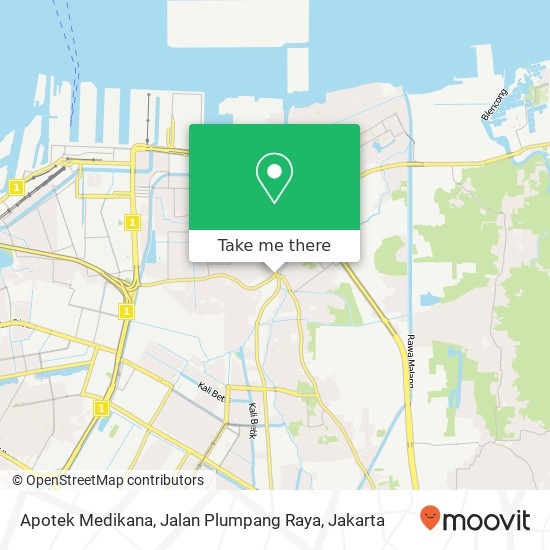 Apotek Medikana, Jalan Plumpang Raya map