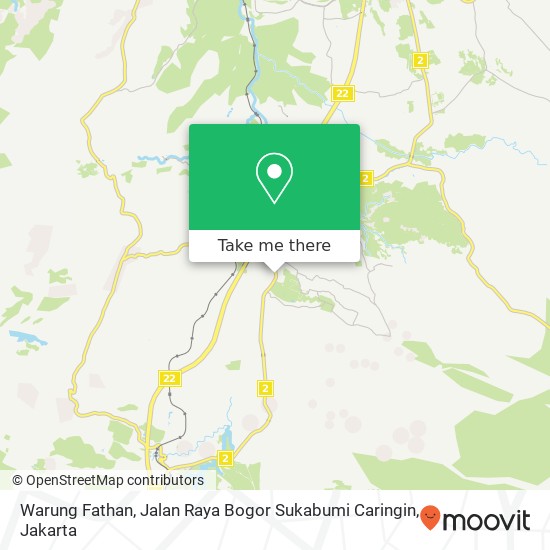 Warung Fathan, Jalan Raya Bogor Sukabumi Caringin map