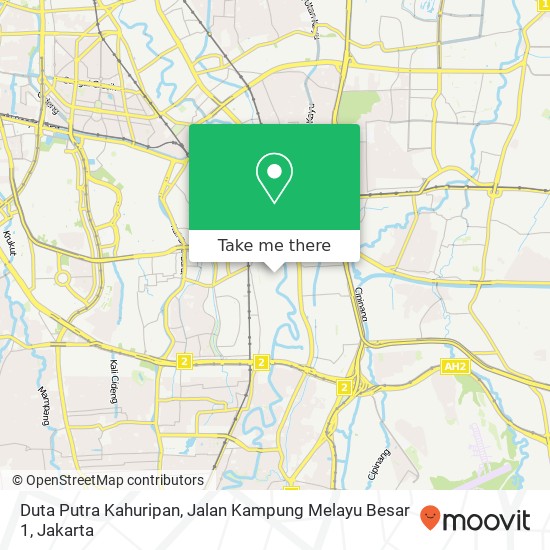 Duta Putra Kahuripan, Jalan Kampung Melayu Besar 1 map