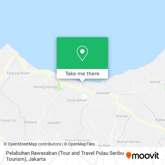Pelabuhan Rawasaban (Tour and Travel Pulau Seribu Tourism) map
