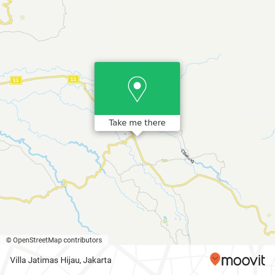 Villa Jatimas Hijau map