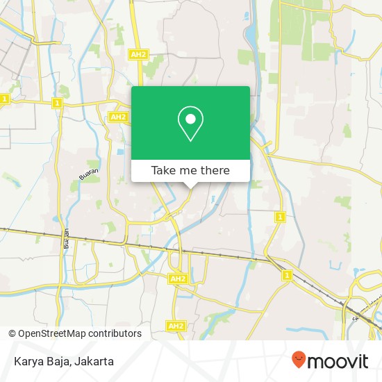 Karya Baja, Jalan Pulogebang map