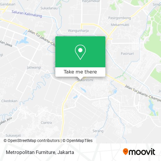 Metropolitan Furniture map